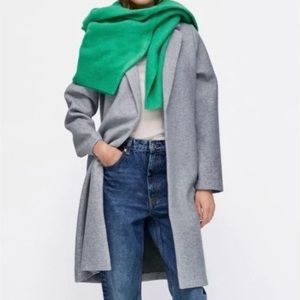 Zara Womens Lapel Coat